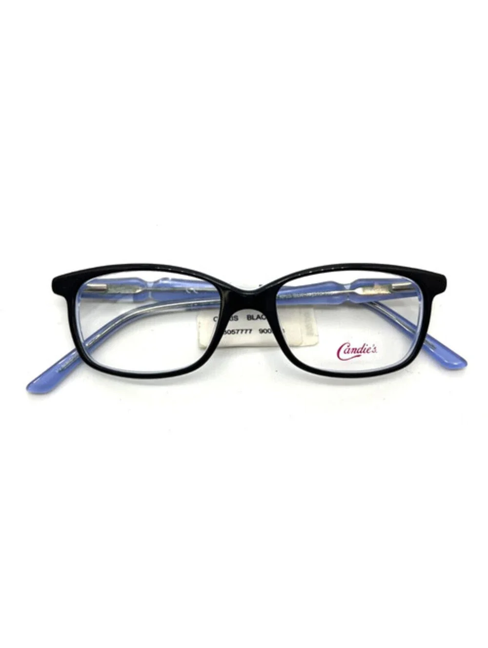 Candie's C Kris Blk Black Blue Square Authentic Eyeglass Frames 49-16-140